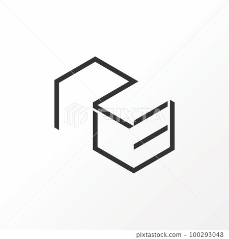 Simple and unique letter or word RLE or RCE line font on 3D double hexagon or box image graphic icon logo design abstract concept vector stock. Can be used as a symbol related to initial or monogram Simple and unique letter or word RLE or RCE line font on 3D double hexagon or box image graphic icon logo design abstract concept vector stock. Can be used as a symbol related to initial or monogram 100293048