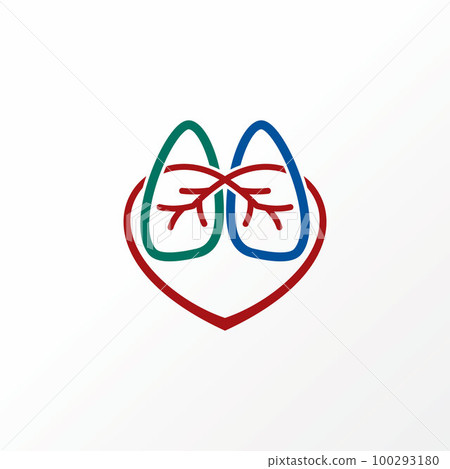 Unique and simple lungs and love in line art or out image graphic icon logo design abstract concept vector stock. Can be used as a symbol related to health or organ Unique and simple lungs and love in line art or out image graphic icon logo design abstract concept vector stock. Can be used as a symbol related to health or organ 100293180