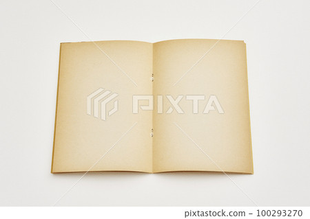 notebook with old paper 100293270