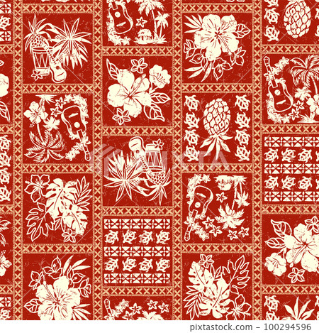 可愛的 eps 總圖案非常適合夏威夷襯衫， 100294596