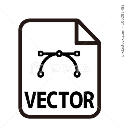 File format vector icon illustration / Vector, Vector File format vector icon illustration / Vector, Vector 100295482