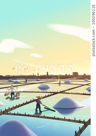 Salt Fields landscape poster 100296116