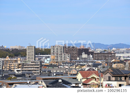 《愛知縣》天白區上田稻葉山公園名古屋街景 《愛知縣》天白區上田稻葉山公園名古屋街景 100296135