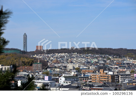《愛知縣》天白區上田稻葉山公園名古屋街景 《愛知縣》天白區上田稻葉山公園名古屋街景 100296136