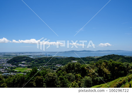 View of Atsumi Peninsula from Higashi Mikawa Furusato Park Observatory View of Atsumi Peninsula from Higashi Mikawa Furusato Park Observatory 100296722