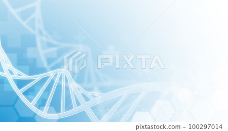 Healthcare and medical science technology with wireframe DNA. analysis of chromosomal DNA genetic. concepts and ideas for healthcare technology, innovation medicine, health, science and research. 100297014