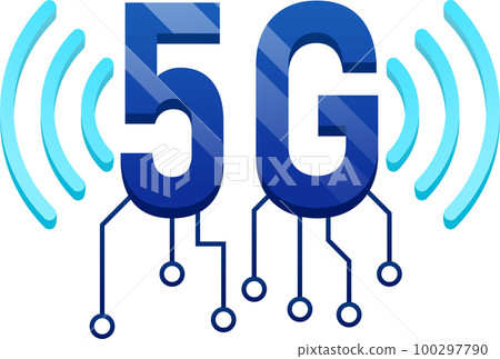 Mobile wireless 5th generation technology icon element illustration. 5G wireless network technology concept Mobile wireless 5th generation technology icon element illustration. 5G wireless network technology concept 100297790