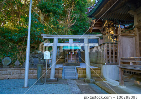 神奈川縣鎌倉市越越小遊木神社和津見神社 100298093
