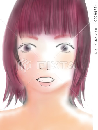 Watercolor touch girl illustration material (3) Watercolor touch girl illustration material (3) 100299754