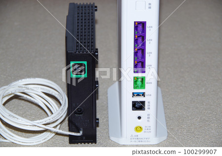 從電話公司運送到您家並安裝的光纖線路設備主體 從電話公司運送到您家並安裝的光纖線路設備主體 100299907