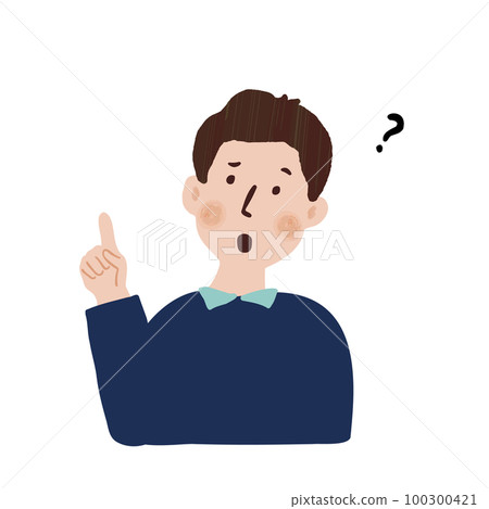 man with worried expression man with worried expression 100300421