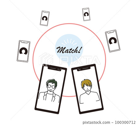 由匹配的應用程序匹配的圖像插圖 由匹配的應用程序匹配的圖像插圖 100300712