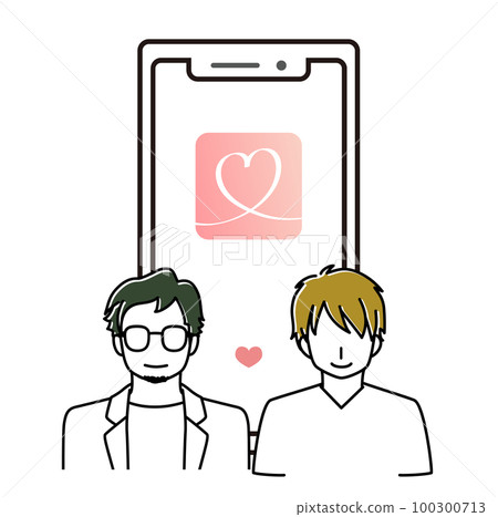 由匹配的應用程序匹配的圖像插圖 100300713