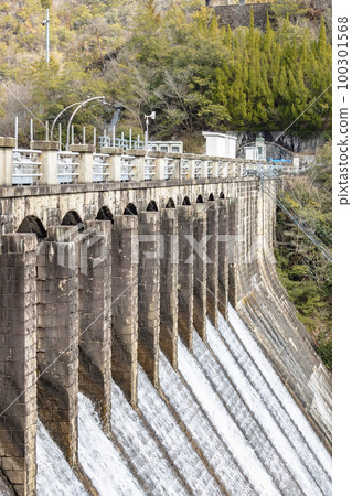 Senkari Dam, the water source of Kobe City 100301568