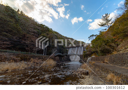 Senkari Dam, the water source of Kobe City Senkari Dam, the water source of Kobe City 100301612