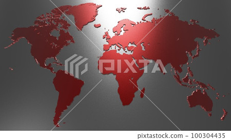 3D world map 100304435