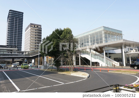 South side of redeveloped Tajimi Station 100305232