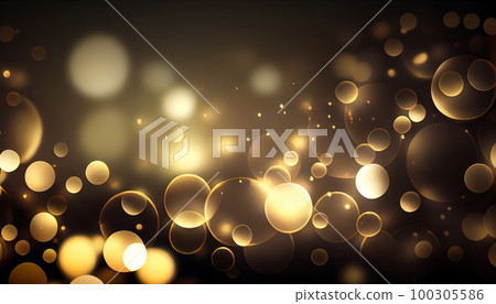 A golden and silver gradient with circular bokeh lights, adding a touch of luxury and glamour to your design, Generative AI, illustration A golden and silver gradient with circular bokeh lights, adding a touch of luxury and glamour to your design, Generative AI, illustration 100305586