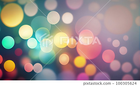 A pastel rainbow gradient with circular bokeh lights, adding a playful and whimsical touch to your artwork, Generative AI, illustration A pastel rainbow gradient with circular bokeh lights, adding a playful and whimsical touch to your artwork, Generative AI, illustration 100305624