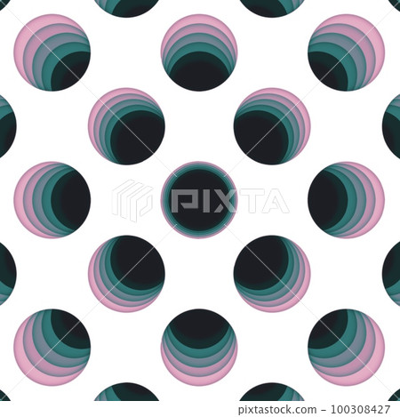 彩色圓點圖案、幾何圖案背景、放大圖像背景圖、放大圖像背景 100308427