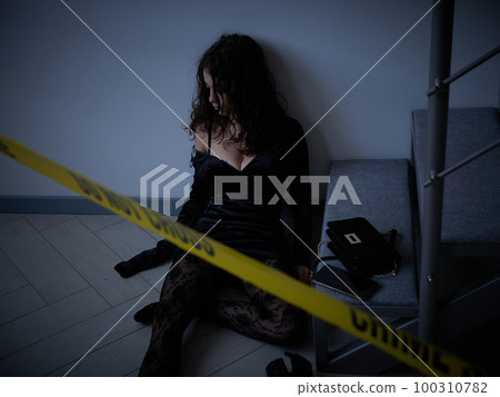 young woman lying dead on the floor after rape young woman lying dead on the floor after rape 100310782