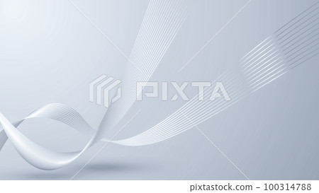 Silver smooth twisted wave abstract lines texture texture background Silver smooth twisted wave abstract lines texture texture background 100314788