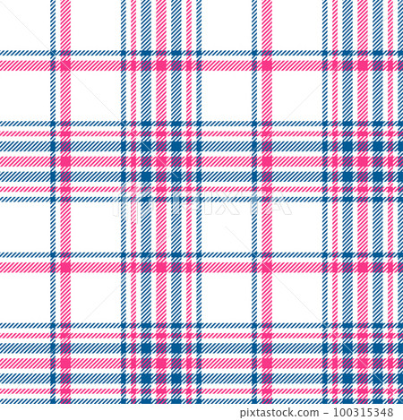 Plaid seamless pattern. Check fabric texture. Vector textile print. Plaid seamless pattern. Check fabric texture. Vector textile print. 100315348
