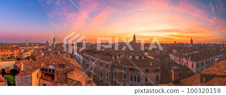 Venice, Italy Skyline and Historic Landmarks 100320159