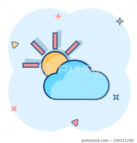 weather clip art, Cartoons - Cloudy Weather Clipart - Cartoon Weather Cloudy