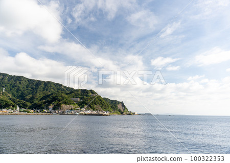 富津的海、山和天空 100322353