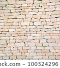 Creamy Beige Antique Brick Wall Stone Wall Texture 100324296