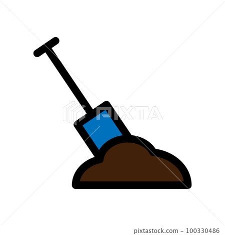 Excavation line icon isolated on white background. Black flat thin icon on modern outline style. Linear symbol and editable stroke. Simple and pixel perfect stroke vector illustration. Excavation line icon isolated on white background. Black flat thin icon on modern outline style. Linear symbol and editable stroke. Simple and pixel perfect stroke vector illustration. 100330486
