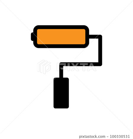 Paint brush line icon isolated on white background. Black flat thin icon on modern outline style. Linear symbol and editable stroke. Simple and pixel perfect stroke vector illustration. Paint brush line icon isolated on white background. Black flat thin icon on modern outline style. Linear symbol and editable stroke. Simple and pixel perfect stroke vector illustration. 100330531