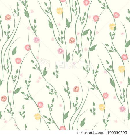 Vintage Floral Pattern Vector