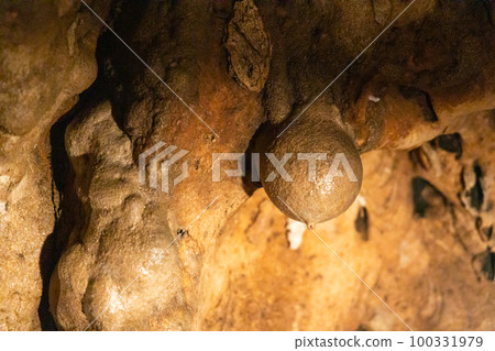 Breast and nipple formation from stalagmite and stalactite in Tham Nam Lod caves in Mae Hong Son province Thailand 100331979