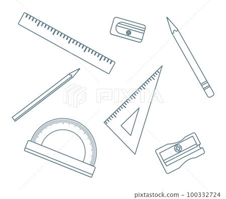 Stationery School Education Drawing Graphic Ruler Stationery School Education Drawing Graphic Ruler 100332724