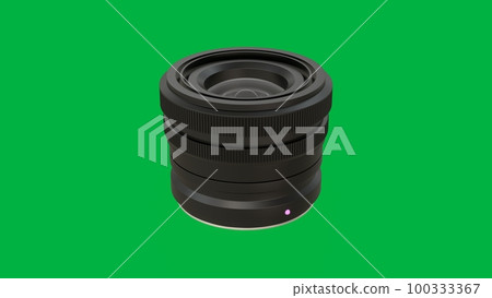 Exploring the Technology of Interchangeable Lenses: Fixed Focal Length Lens with Internal Focusing for Digital Cameras in perspective, 3D rendering, isolated on green chroma key backdrop for masking Exploring the Technology of Interchangeable Lenses: Fixed Focal Length Lens with Internal Focusing for Digital Cameras in perspective, 3D rendering, isolated on green chroma key backdrop for masking 100333367