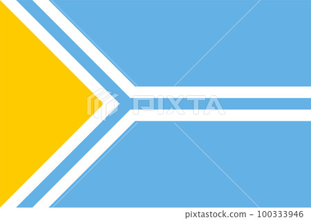 Flag of Republic of Tuva (Russian Federation, Russia) Tyva 100333946