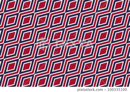Geometric pattern in the colors of the national flag of Thailand. The colors of Thailand. 100335100