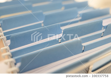 Many file folders in a row as background. Many file folders in a row as background. 100337758