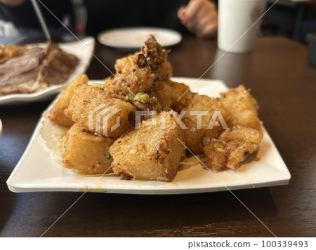 XO soy sauce radish cake XO soy sauce radish cake 100339493