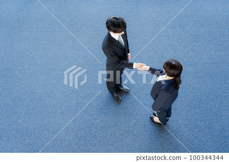 握手的商務人士 100344344