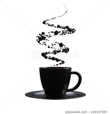 White Coffee Cup Transparent Background Stock Illustrations