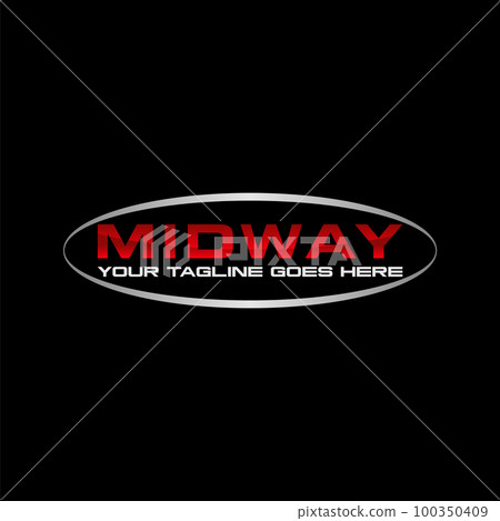 Logo design graphic concept creative premium free vector stock unique letter word MIDWAY sport font with swoosh ellipse. Related mark monogram emblem Logo design graphic concept creative premium free vector stock unique letter word MIDWAY sport font with swoosh ellipse. Related mark monogram emblem 100350409