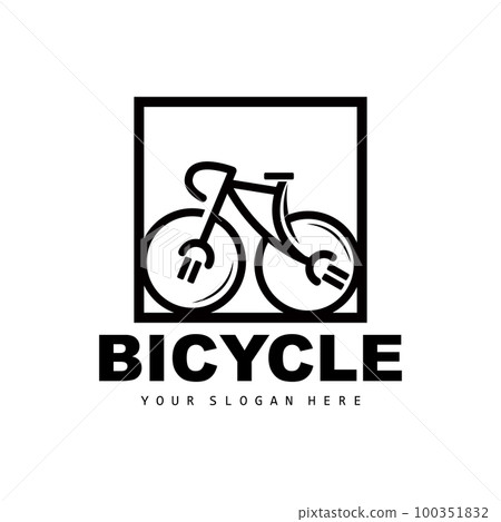 Electric Bicycle Logo, Vehicle Design, Sport Bike Vector, Bike Template Icon Illustration Electric Bicycle Logo, Vehicle Design, Sport Bike Vector, Bike Template Icon Illustration 100351832