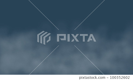 藍色背景下開始消散的白霧 100352602