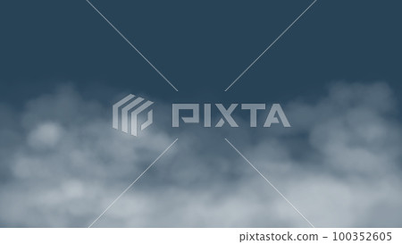 藍色背景下的白霧 100352605