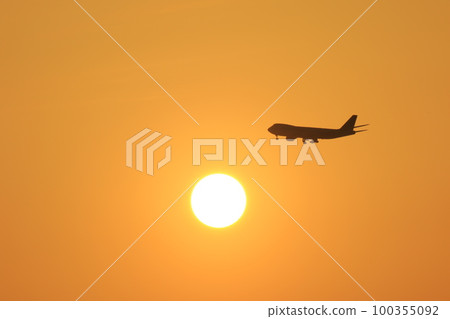 日落和飛機 100355092
