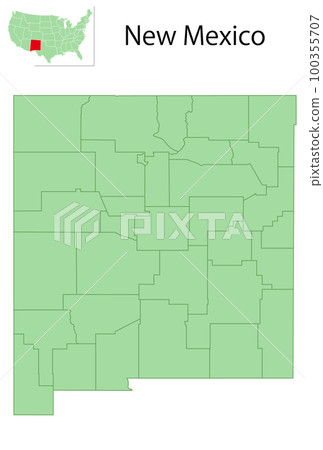 新墨西哥美國地圖圖標 新墨西哥美國地圖圖標 100355707