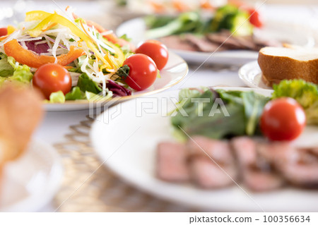 Table photo party food Table photo party food 100356634